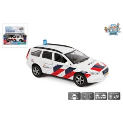 Kids Globe Traffic Politieauto Met Licht En Geluid Die-cast -Poppen Speelgoed Winkel 1045184 db48085b