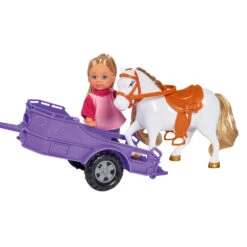 SIMBA Evi Love Jeep Met Paardentrailer -Poppen Speelgoed Winkel 1122910 978ae4c0