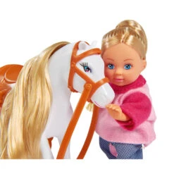 SIMBA Evi Love Jeep Met Paardentrailer -Poppen Speelgoed Winkel 1122910 c56fda4a