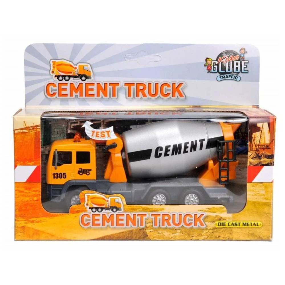 Kids Globe Traffic Betonmixer Die-cast Pullback 3 Kids Globe Traffic Betonmixer Die-cast Pullback