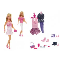 SIMBA Steffi Mega Fashion Set Pop + Kleding 45-delig -Poppen Speelgoed Winkel 1251887 60e36e02