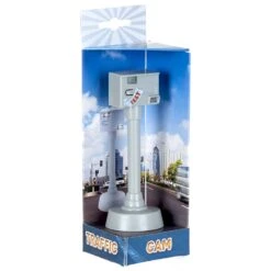 Kids Globe Traffic Flitspaal Met Licht En Geluid - Wit -Poppen Speelgoed Winkel 1310127 001