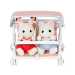 Sylvanian Families Dubbele Kinderwagen 4533 -Poppen Speelgoed Winkel 1353817 001