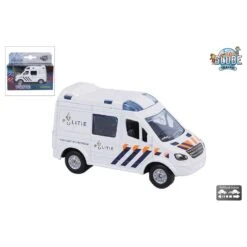 Kids Globe Pull Back Politieauto Die-cast - 8 Cm -Poppen Speelgoed Winkel 1421572