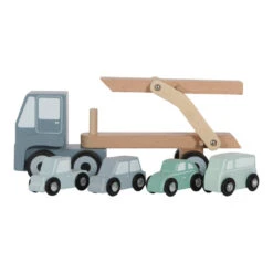 Little Dutch Houten Truck Met Oplegger - Blauw -Poppen Speelgoed Winkel 1974196 b9af2804