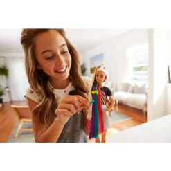 Barbie Mannequinpop Regenboog Glitterhaar -Poppen Speelgoed Winkel 1974996 5f7e3927