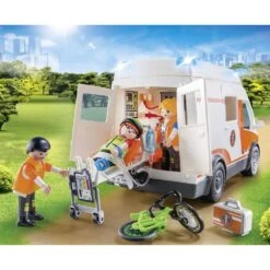 PLAYMOBIL City Life Ambulance Met Zwaailicht 70049 -Poppen Speelgoed Winkel 1975693 817d27c8