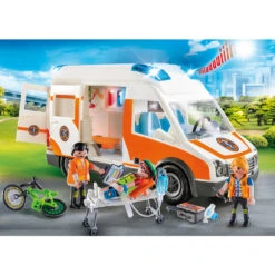 PLAYMOBIL City Life Ambulance Met Zwaailicht 70049 -Poppen Speelgoed Winkel 1975693 b0821800