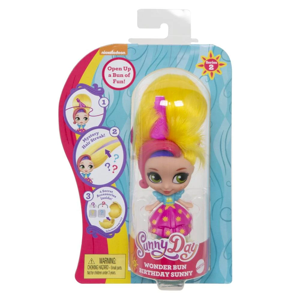 MATTEL Nickelodeon Sunny Day Wonderhaarpop Sunny Verjaardag 3 MATTEL Nickelodeon Sunny Day Wonderhaarpop Sunny Verjaardag