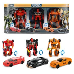 No Brand Roboforces Transformer Robot Set 3-delig
