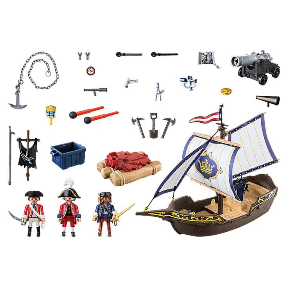 PLAYMOBIL Pirates Zeilschip Van De Soldaten 70412 5 PLAYMOBIL Pirates Zeilschip Van De Soldaten 70412 - Afbeelding 3