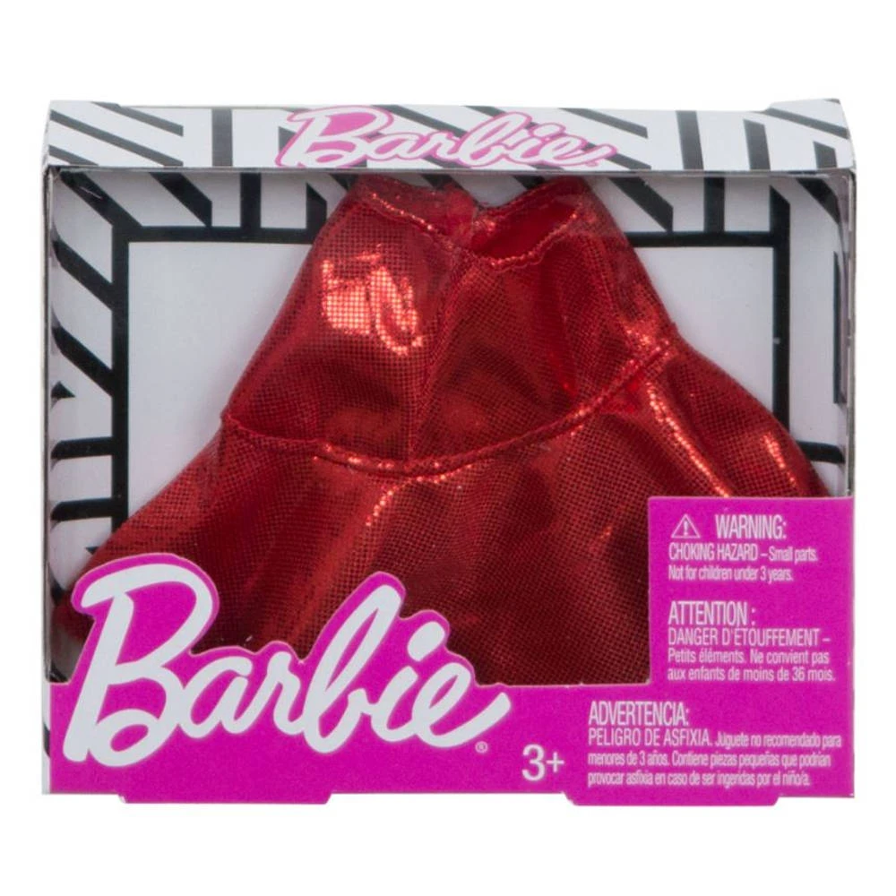 Barbie Rokje Met Ruches - Rood 4 Barbie Rokje Met Ruches - Rood - Afbeelding 2