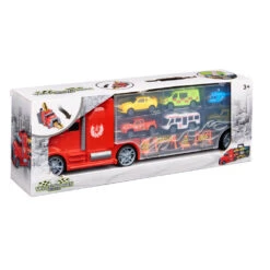 No Brand Vrachtwagen Met 5 Auto's + 1 Helikopter -Poppen Speelgoed Winkel 1982609 ffdc0f44