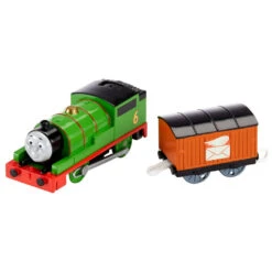 MATTEL Thomas & Friends TrackMaster Gemotoriseerde Trein Percy -Poppen Speelgoed Winkel 1983700 51b2e077