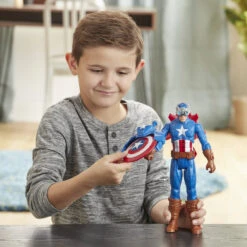 Hasbro Marvel Avengers Titan Heroes Speelfigurenset Captain America -Poppen Speelgoed Winkel 1984570 55cf0e29