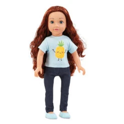 Poppenkleding Ananas T-shirt En Jeans -Poppen Speelgoed Winkel 1987018 704863bc