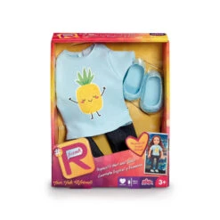 Poppenkleding Ananas T-shirt En Jeans -Poppen Speelgoed Winkel 1987018 b774d8e1