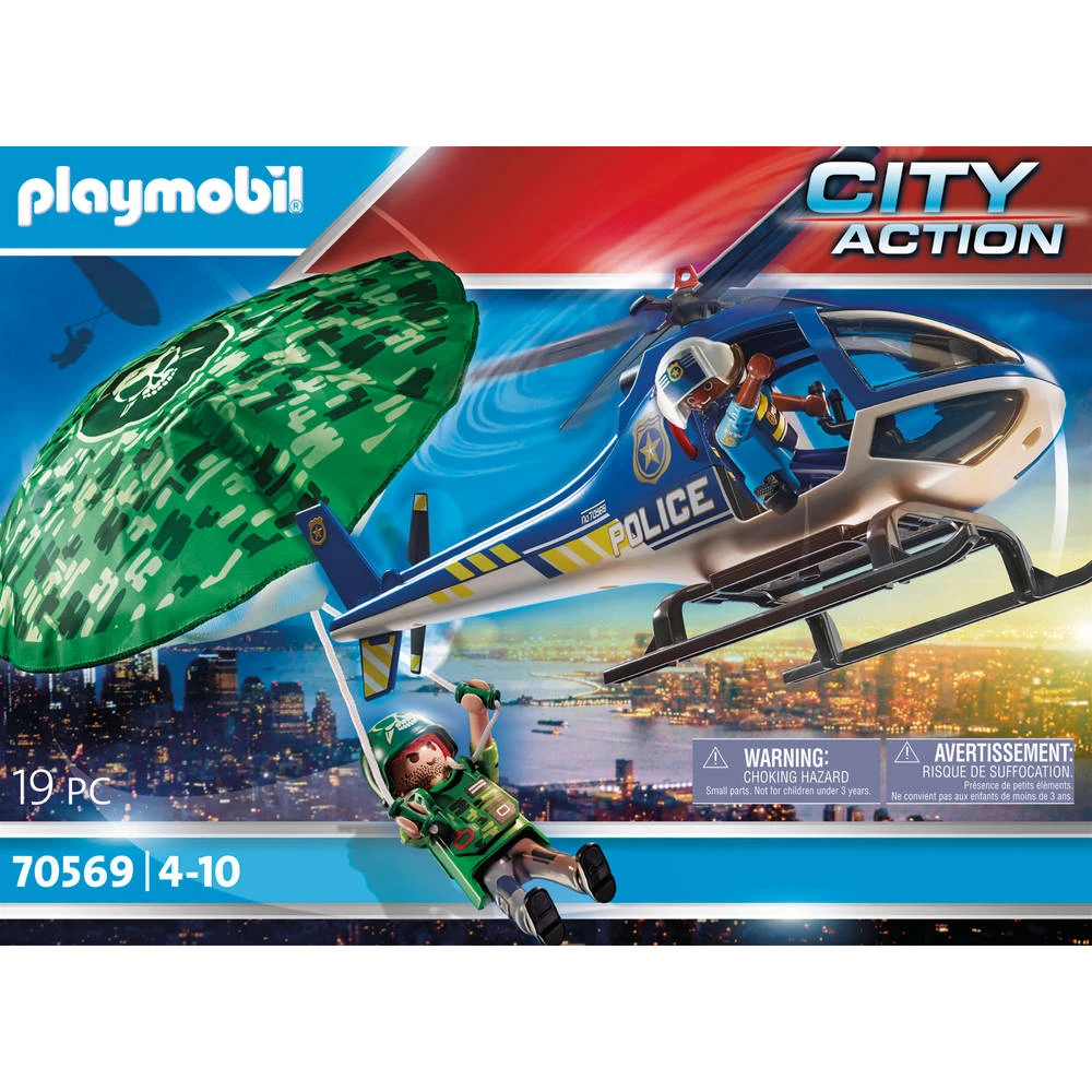 PLAYMOBIL City Action Parachute Achtervolging 70569 4 PLAYMOBIL City Action Parachute Achtervolging 70569 - Afbeelding 2