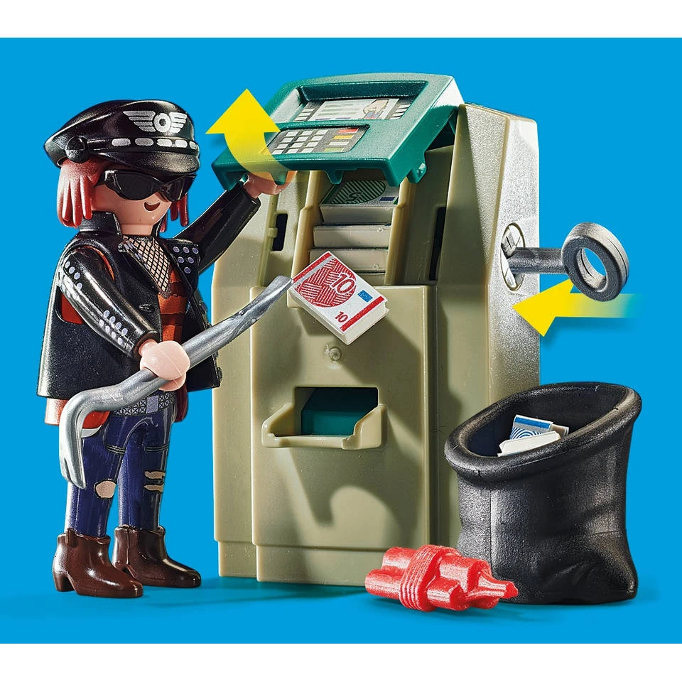 PLAYMOBIL City Action Politiemotor Achtervolging Van De Geldrover 70572 6 PLAYMOBIL City Action Politiemotor Achtervolging Van De Geldrover 70572 - Afbeelding 4