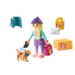 PLAYMOBIL City Life Modemeisje Met Hond 70595 -Poppen Speelgoed Winkel 1987178 0429e368