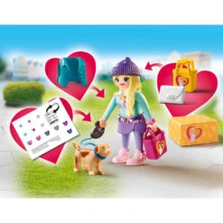 PLAYMOBIL City Life Modemeisje Met Hond 70595 -Poppen Speelgoed Winkel 1987178 08c27ec8