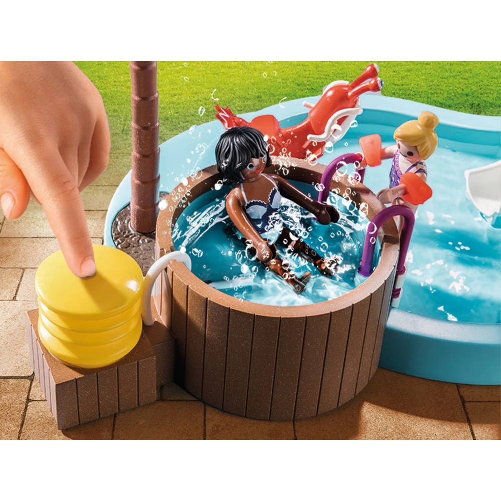 PLAYMOBIL Family Fun Kinderzwembad Met Whirlpool 70611 7 PLAYMOBIL Family Fun Kinderzwembad Met Whirlpool 70611 - Afbeelding 5