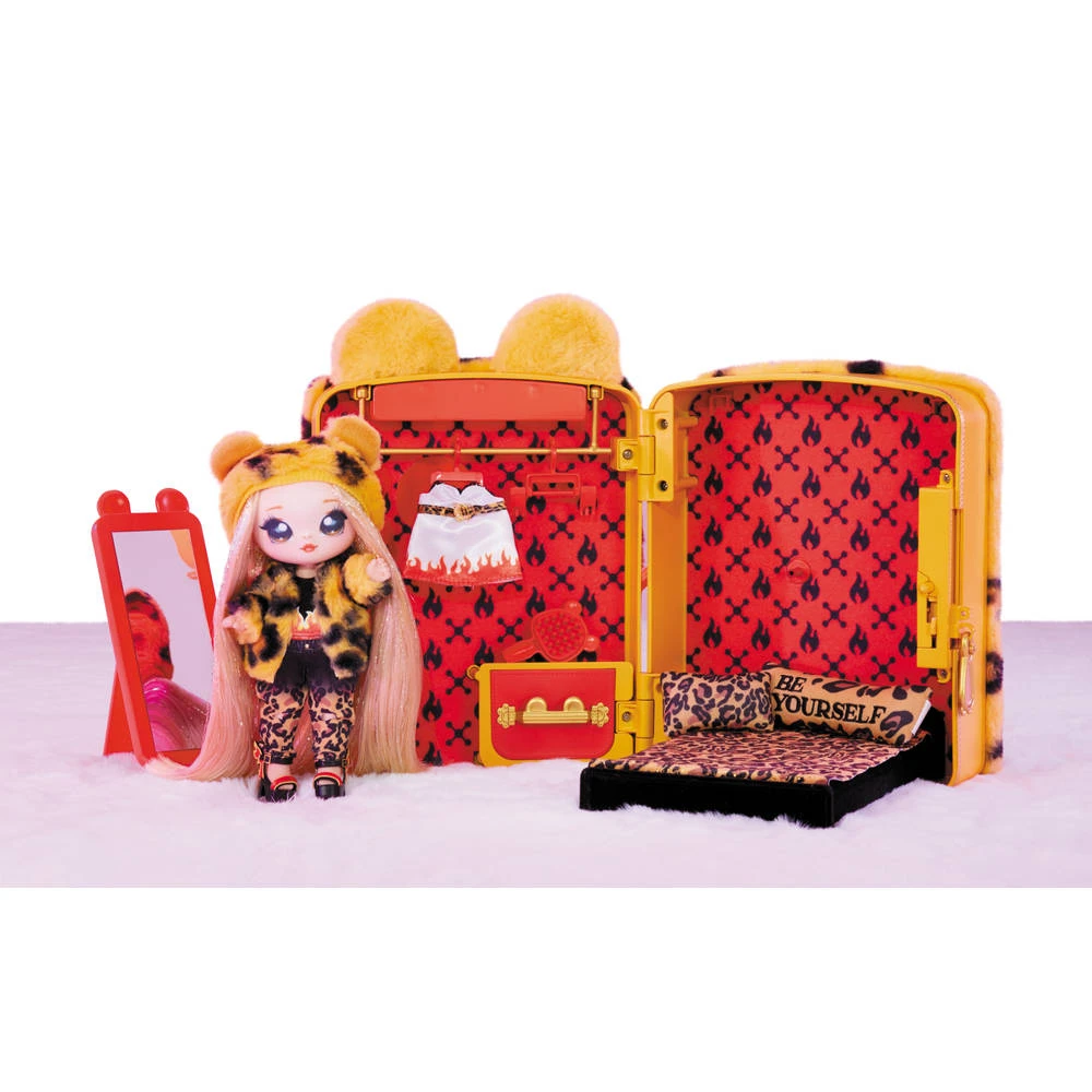 Na! Na! Na! Surprise 3-in-1 Backpack Bedroom Speelset Jennel Jaguar 4 Na! Na! Na! Surprise 3-in-1 Backpack Bedroom Speelset Jennel Jaguar - Afbeelding 2