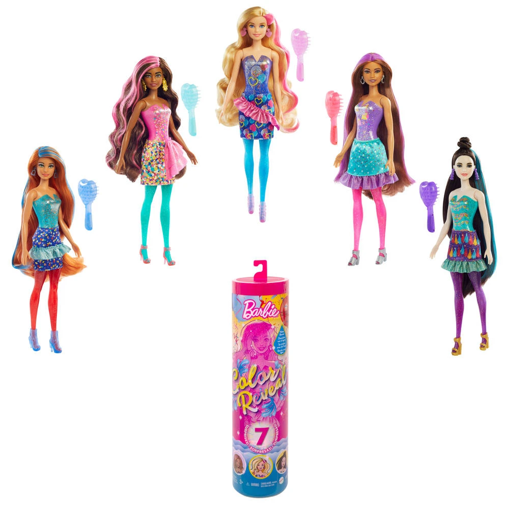 Barbie Color Reveal Wave 4 Modepop 4 Barbie Color Reveal Wave 4 Modepop - Afbeelding 2