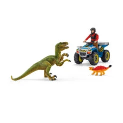 Schleich DINOSAURS Vlucht Van Velociraptor Op Quad 41466 -Poppen Speelgoed Winkel 1989284 57c222f6