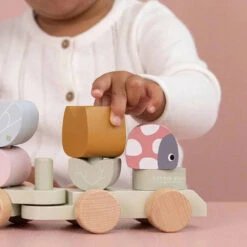 Little Dutch Flowers & Butterflies FSC Blokkentrein -Poppen Speelgoed Winkel 1990669 4caf7773