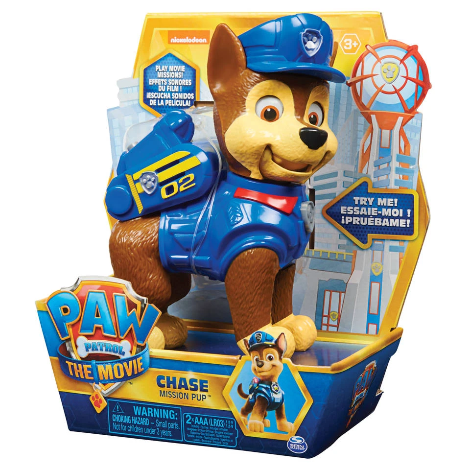 SPIN MASTER PAW Patrol: De Film Interactief Mission Pup Chase Met Geluid - 15 Cm 4 SPIN MASTER PAW Patrol: De Film Interactief Mission Pup Chase Met Geluid - 15 Cm - Afbeelding 2