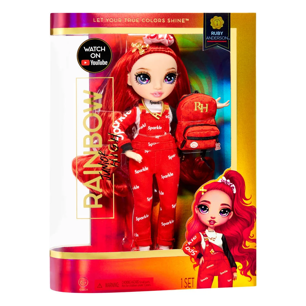 Rainbow High Junior High Pop Ruby Anderson 5 Rainbow High Junior High Pop Ruby Anderson - Afbeelding 3