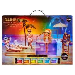 Rainbow High Kleurveranderende Pool & Beach Club Speelset -Poppen Speelgoed Winkel 1991150 c6e4f242