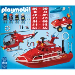 Playmobil City Action Brandweerset Met Onderwatermotor 9503 -Poppen Speelgoed Winkel 1991247 34ea2660