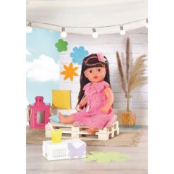 BABY Born Trendy Bloemenjurk - 43 Cm - Roze -Poppen Speelgoed Winkel 1991342 3cb1b00c