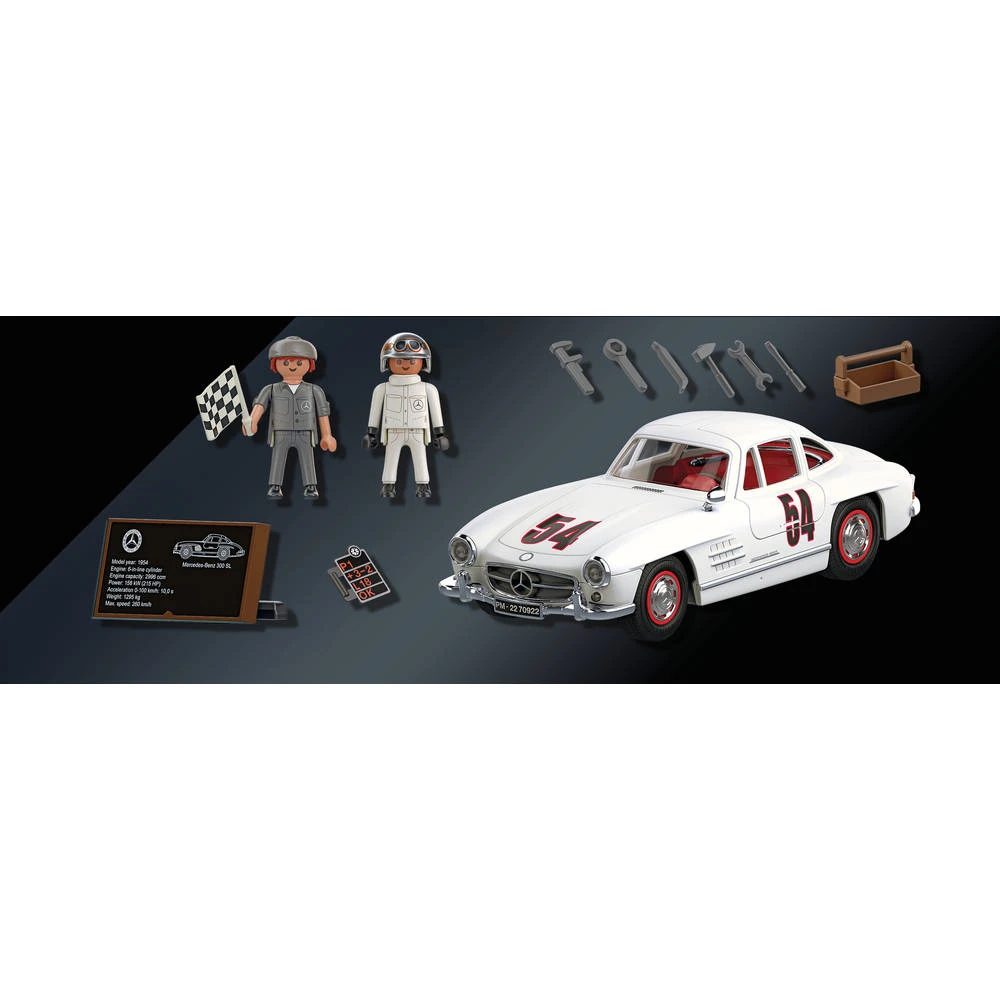 PLAYMOBIL Classic Cars Mercedes-Benz 300 SL 70922 7 PLAYMOBIL Classic Cars Mercedes-Benz 300 SL 70922 - Afbeelding 5