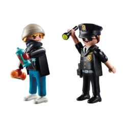 PLAYMOBIL DuoPack Politieagent En Graffiti Spuiter 70822 -Poppen Speelgoed Winkel 1991426 926e438d