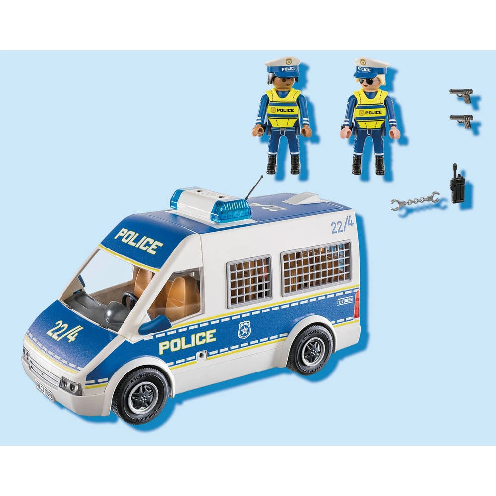 PLAYMOBIL City Action Politieauto Met Licht En Geluid 70899 6 PLAYMOBIL City Action Politieauto Met Licht En Geluid 70899 - Afbeelding 4