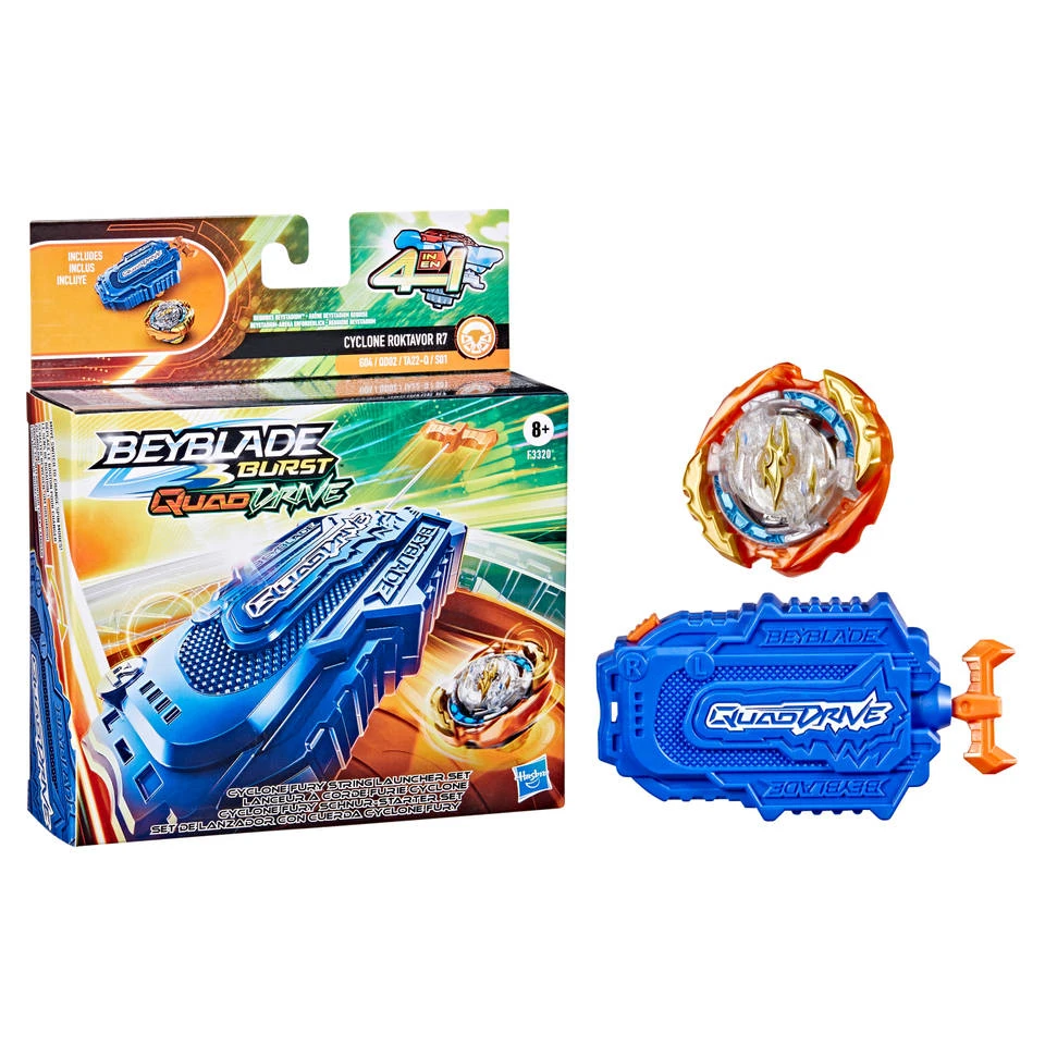 Hasbro Beyblade Cyclone Fury String Launcher Set 3 Hasbro Beyblade Cyclone Fury String Launcher Set