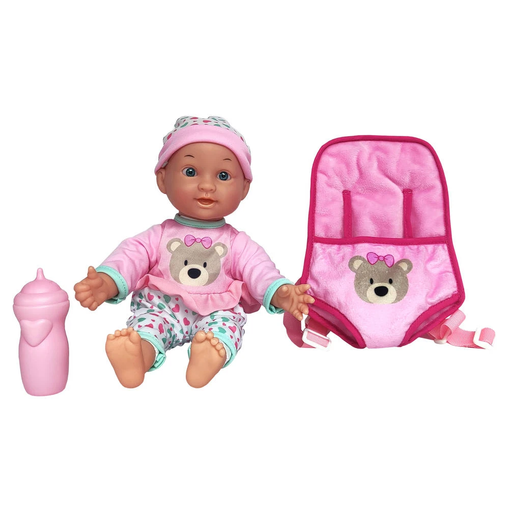 No Brand Samantha Pop In Draagzak - 30 Cm 2 No Brand Samantha Pop In Draagzak - 30 Cm