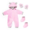 No Brand Deluxe Poppen Onesie Teddy