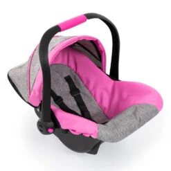 No Brand Deluxe Autostoel Met Zonnescherm - Roze -Poppen Speelgoed Winkel 1992154 c190e057