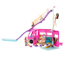 Barbie Droomcamper Met Zwembad En Accessoires -Poppen Speelgoed Winkel 1992787 e89d7b2a