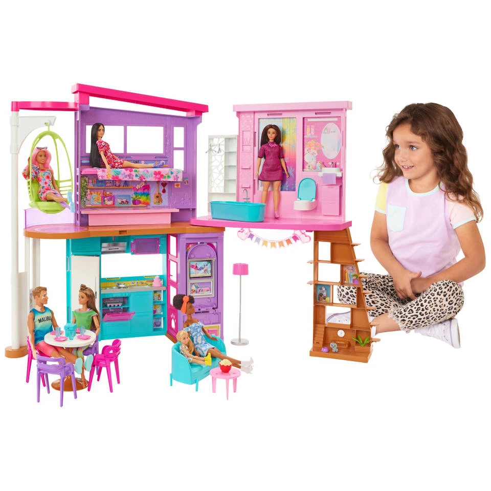 Barbie Vakantie Poppenhuis 7 Barbie Vakantie Poppenhuis - Afbeelding 5