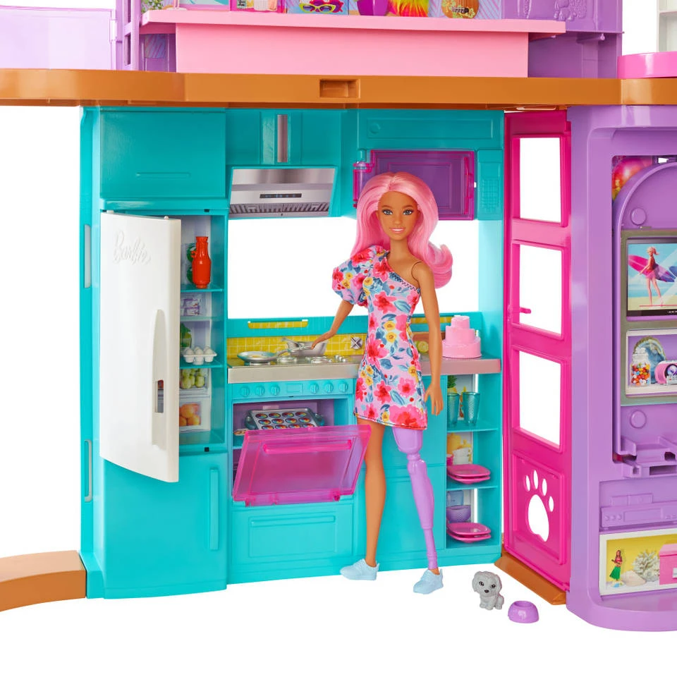 Barbie Vakantie Poppenhuis 6 Barbie Vakantie Poppenhuis - Afbeelding 4