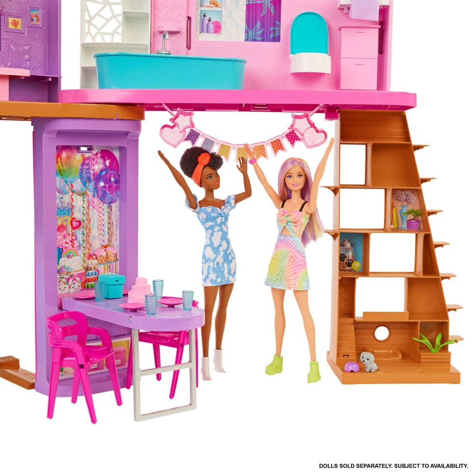 Barbie Vakantie Poppenhuis 5 Barbie Vakantie Poppenhuis - Afbeelding 3