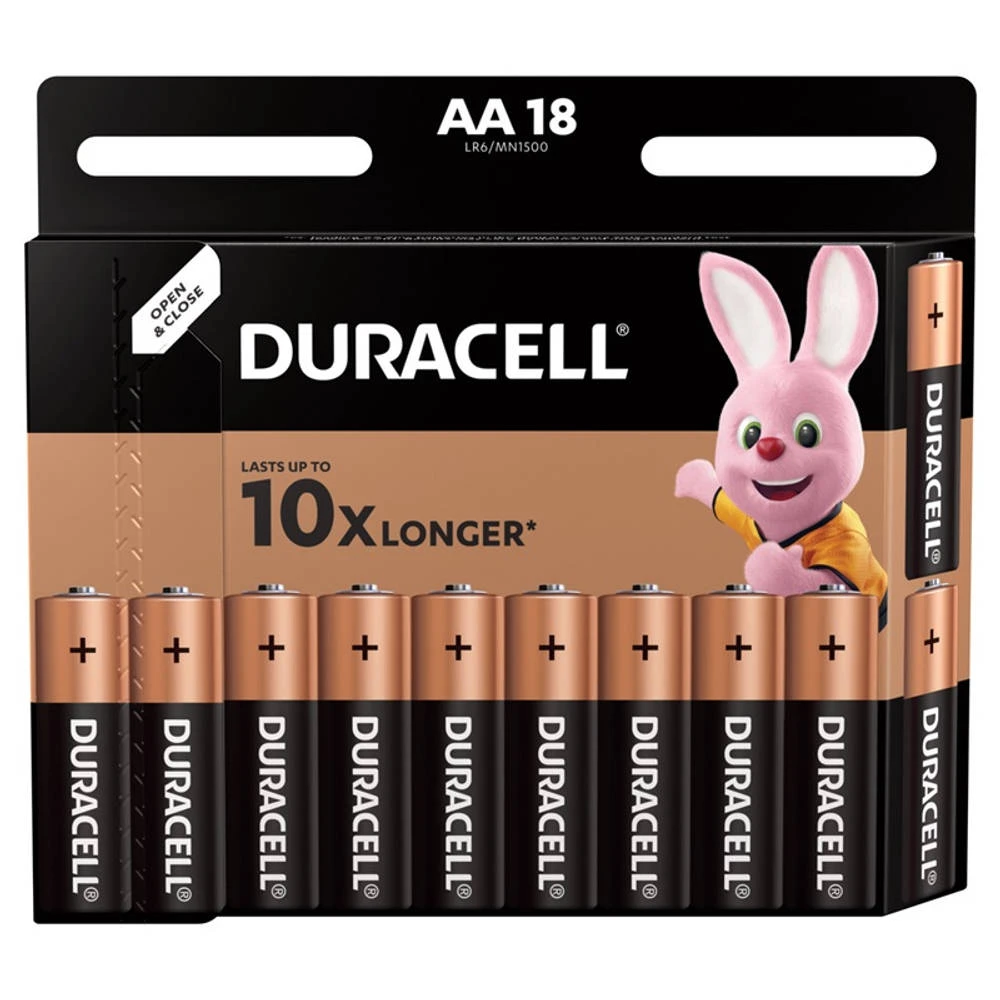 Duracell Alka AA-batterijen Set 18-delig 3 Duracell Alka AA-batterijen Set 18-delig