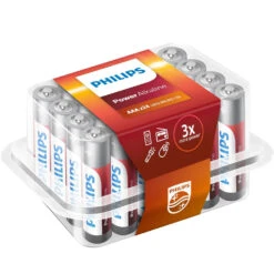 No Brand Philips Power Alkaline AAA-batterijen Set 24-delig