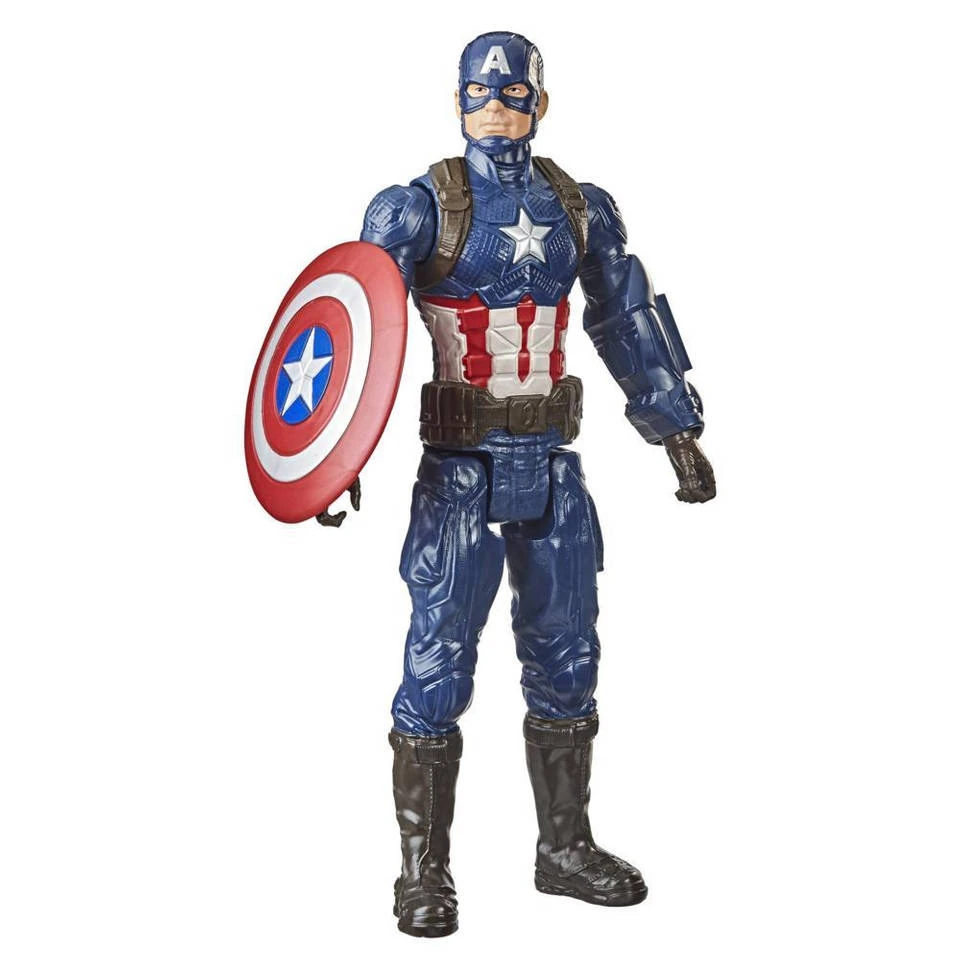Hasbro Marvel Avengers Titan Hero Captain America Actiefiguur 4 Hasbro Marvel Avengers Titan Hero Captain America Actiefiguur - Afbeelding 2