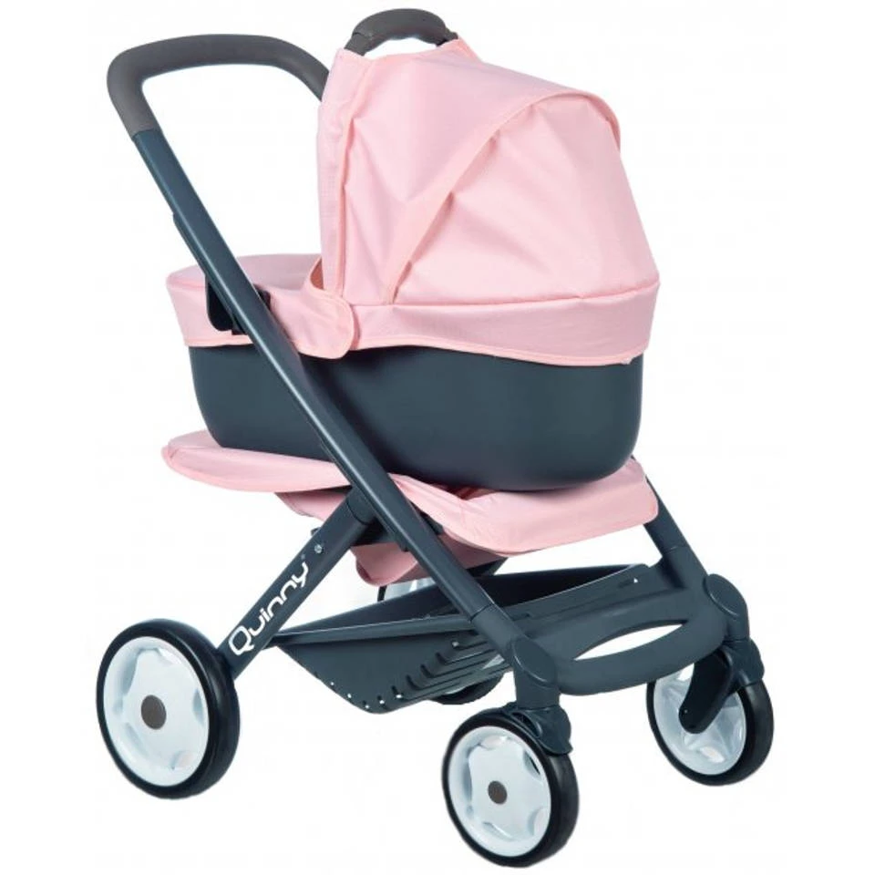 Smoby Maxi Cosi En Quinny 3 In 1 Poppenwagen - Roze 3 Smoby Maxi Cosi En Quinny 3 In 1 Poppenwagen - Roze